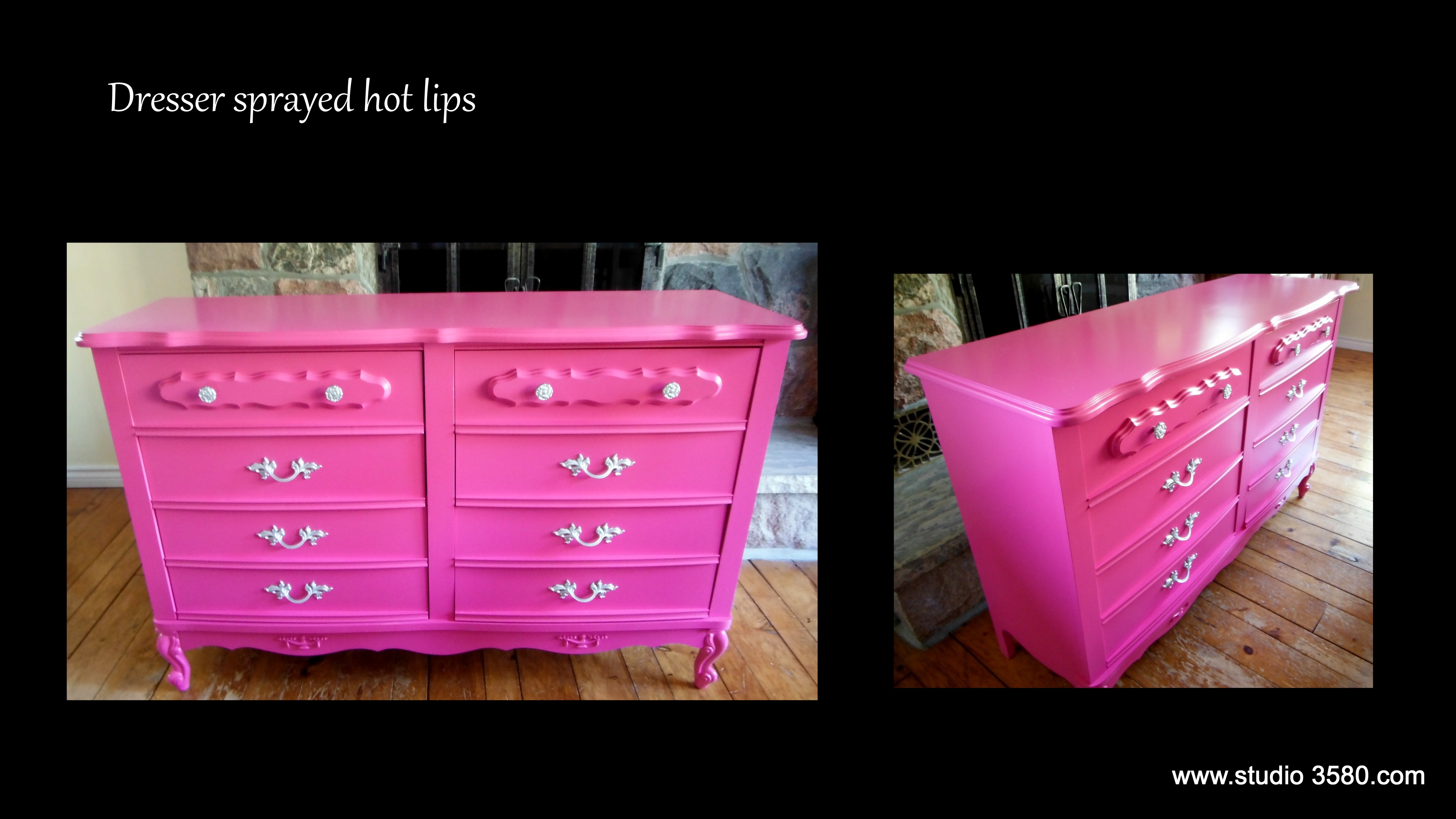 Painted hot lips